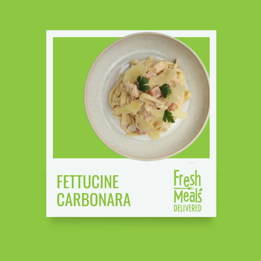 Fettuccini Carbonara with Chicken