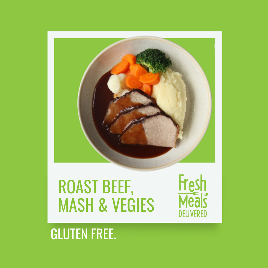 Slow Cooked Roast Beef with Creamy Mash (360g)